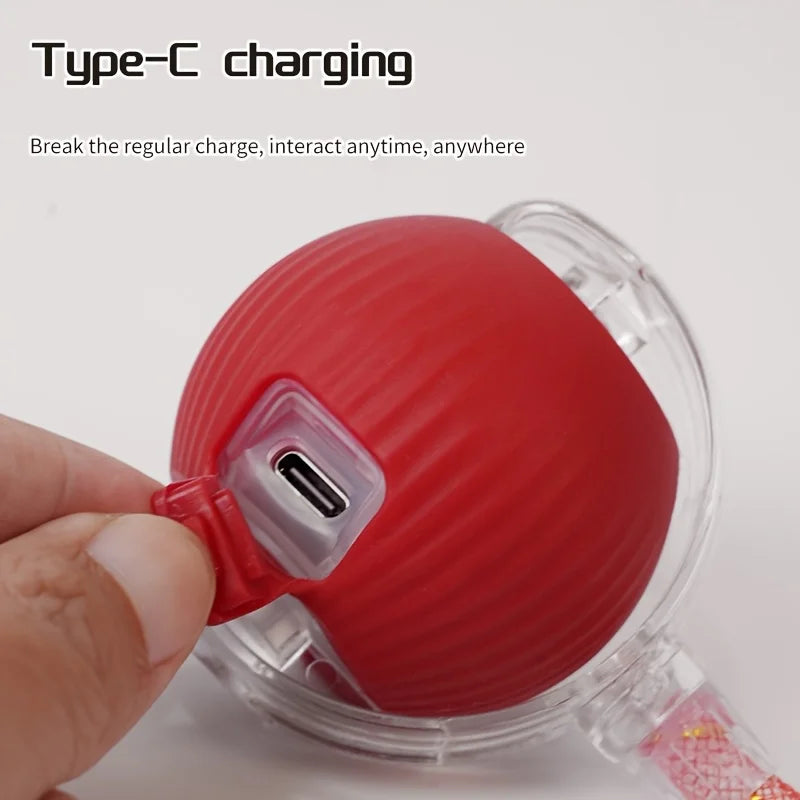 Cat Interactive Ball Toy Automatic Rolling Ball Rechargeable Smart Pet Interactive Toy Self-Moving Smart Interactive Cat Toys