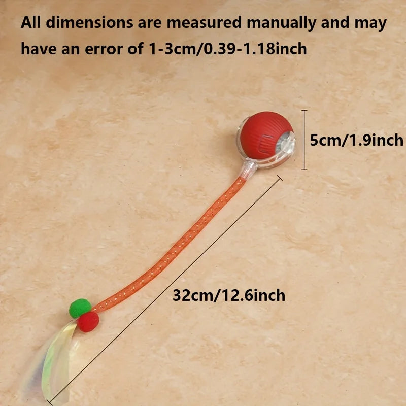 Cat Interactive Ball Toy Automatic Rolling Ball Rechargeable Smart Pet Interactive Toy Self-Moving Smart Interactive Cat Toys