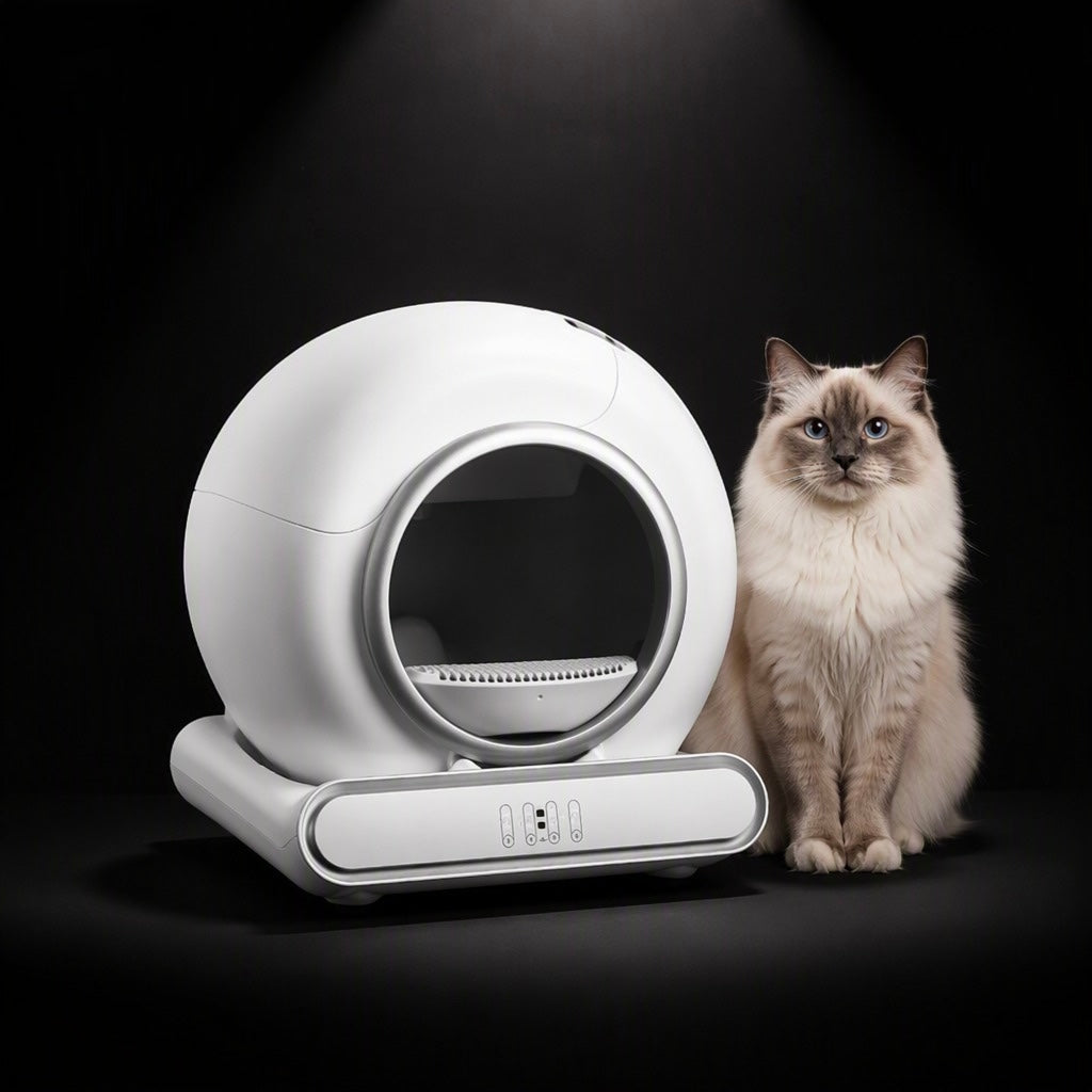 Self-Cleaning Cat Litter Box, Automatic Litter Box W/ 65+9L Extra-Large Capacity for Multi-Cat, App Monitoring & Health Monitoring, Odor Isolation & Smart Radar Detection, Free Liners Gift