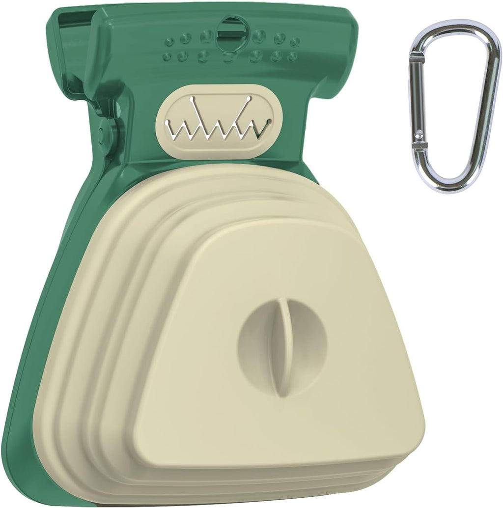 Portable and Versatile Pet Poop Scooper, Ideal for Walking Traveling and Camping with Small and Large with Cleash Clip and Garbage Bag Bin Dogs Poop Scooper Large