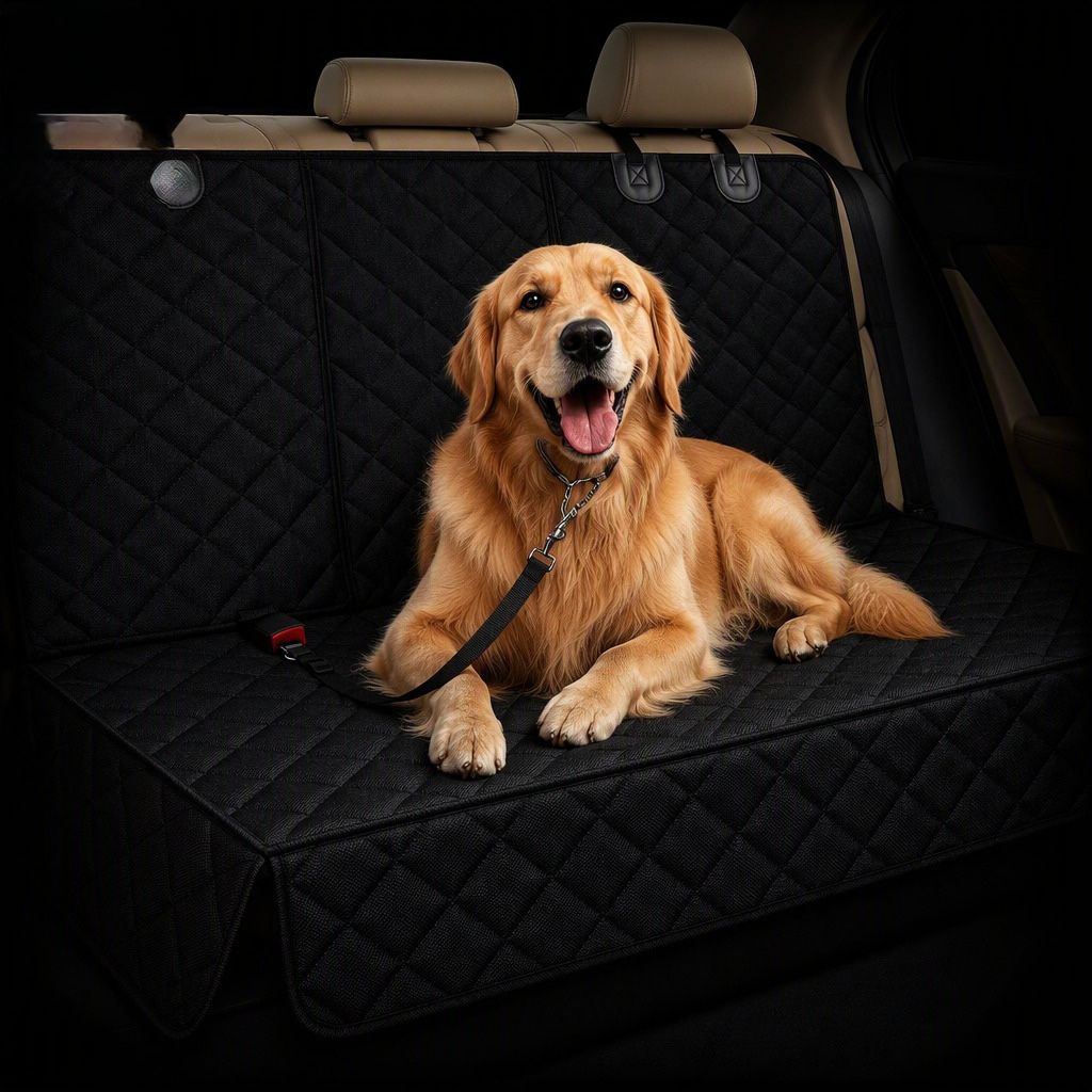 Dog Car Seat Cover, Back Seat Cover for Dogs Pet Car Seat Protector