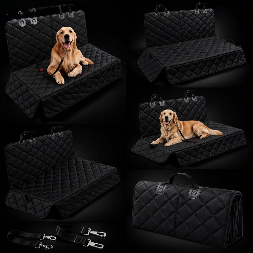 Dog Car Seat Cover, Back Seat Cover for Dogs Pet Car Seat Protector